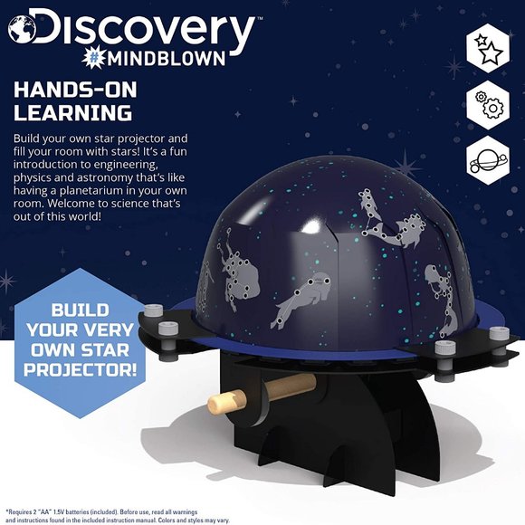 NEW Discovery Kids Solar Planetarium Kit, DIY Astronomy Set Stars Constellations - Picture 8 of 15